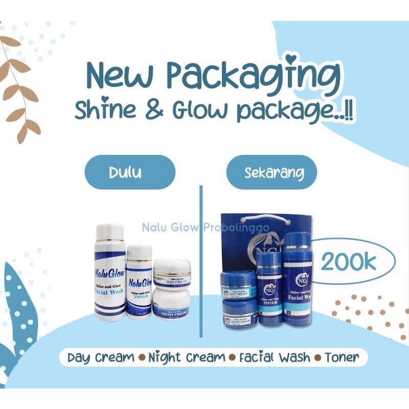 Nalu Glow Skincare Beauty Glowing Whitening Series