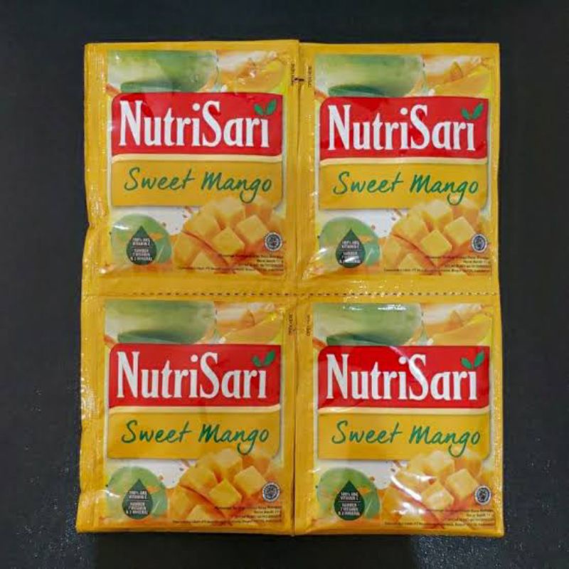 

Nutri Sari sweet mango 11 gram (1 renceng isi 10 sachet)