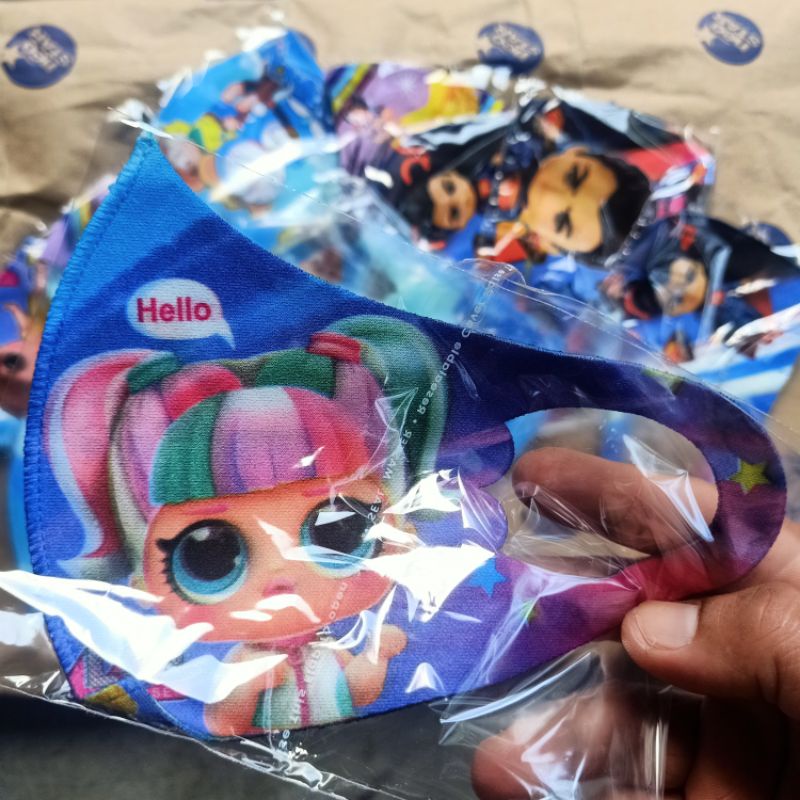 masker scuba anak motif cowok motif cewek