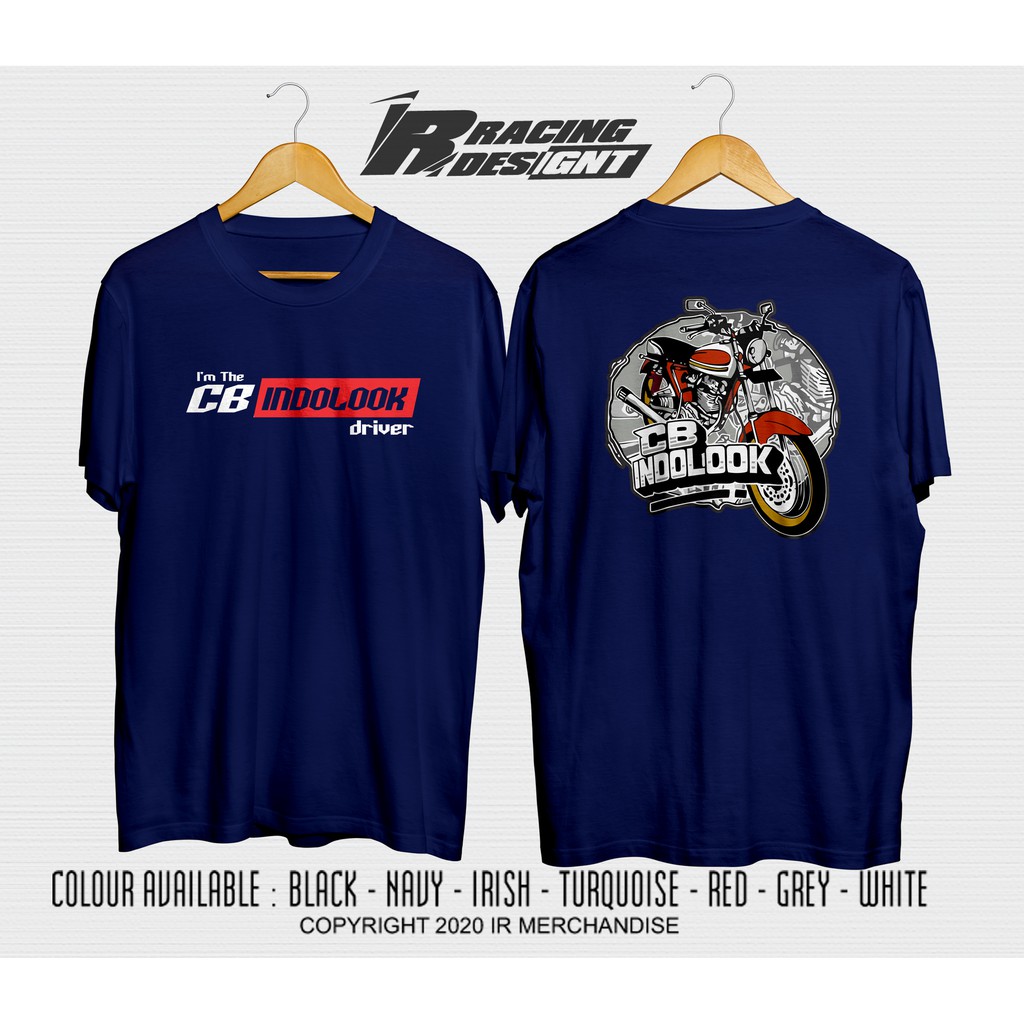 Kaos T-shirt Honda CB Indolook Style Kualitas Distro Terbaru -IR Merch