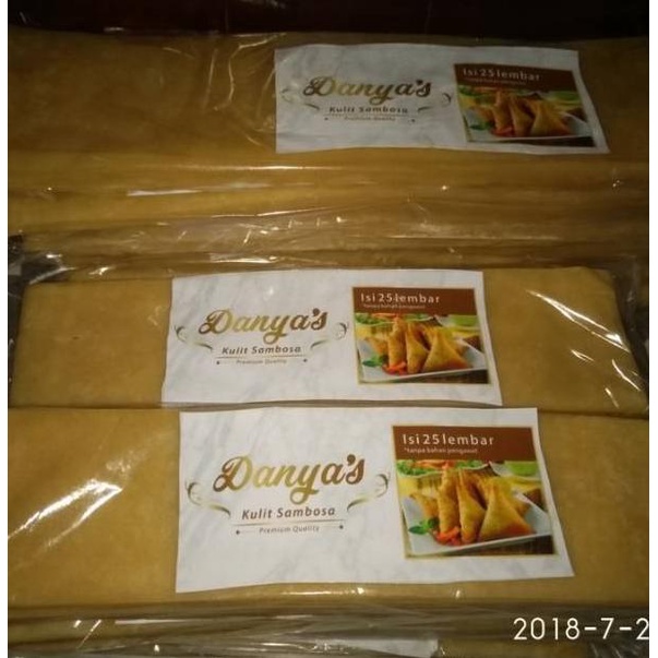 

[KODE P609] KULIT SAMBOSA / SAMOSA BESAR 32 CM X 8.8 CM (ISI 25 LEMBAR)