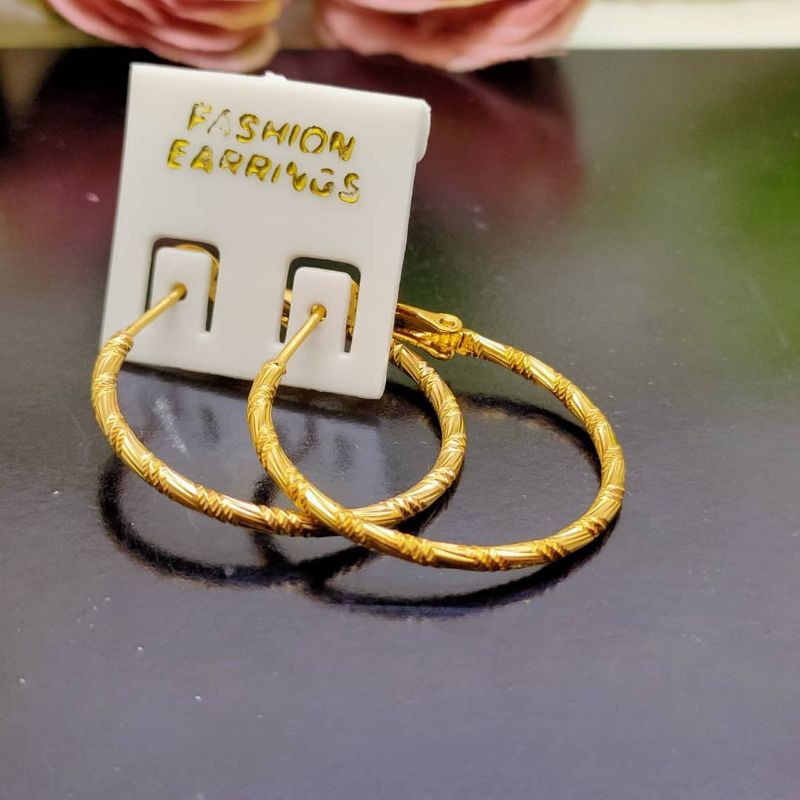 Anting bulat dewasa (besar)