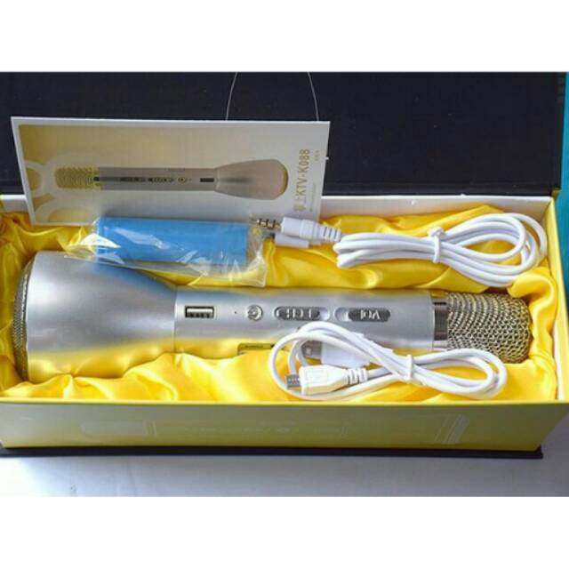 Magic Karaoke Microphone / Mic with bluetooth / Microphone Speaker KTV-K088 / Mic For Karaoke
