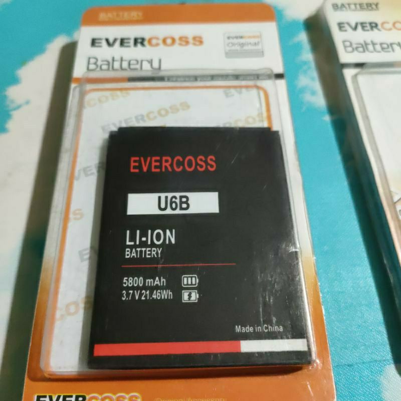 Baterai battery evercoss U6B