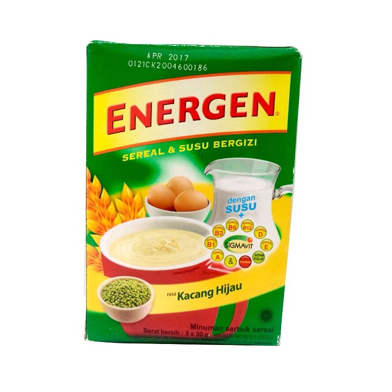 

Energen Cereal K.Hijau 5X35Gr