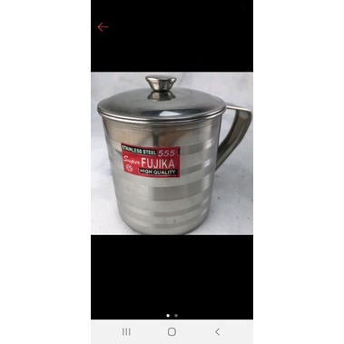 MUG STAINLESS SUPER FUJIKA 555  / GELAS STAINLESS