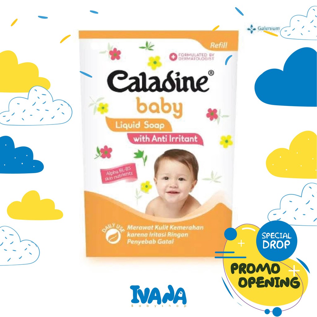 Caladine Baby Liquid Soap Refill 210ml (pouch)