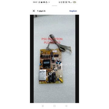 PSU POWER SUPLAY REGULATOR TV LED POLYTRON 32 INCH PLD-32T710 PLD32T710