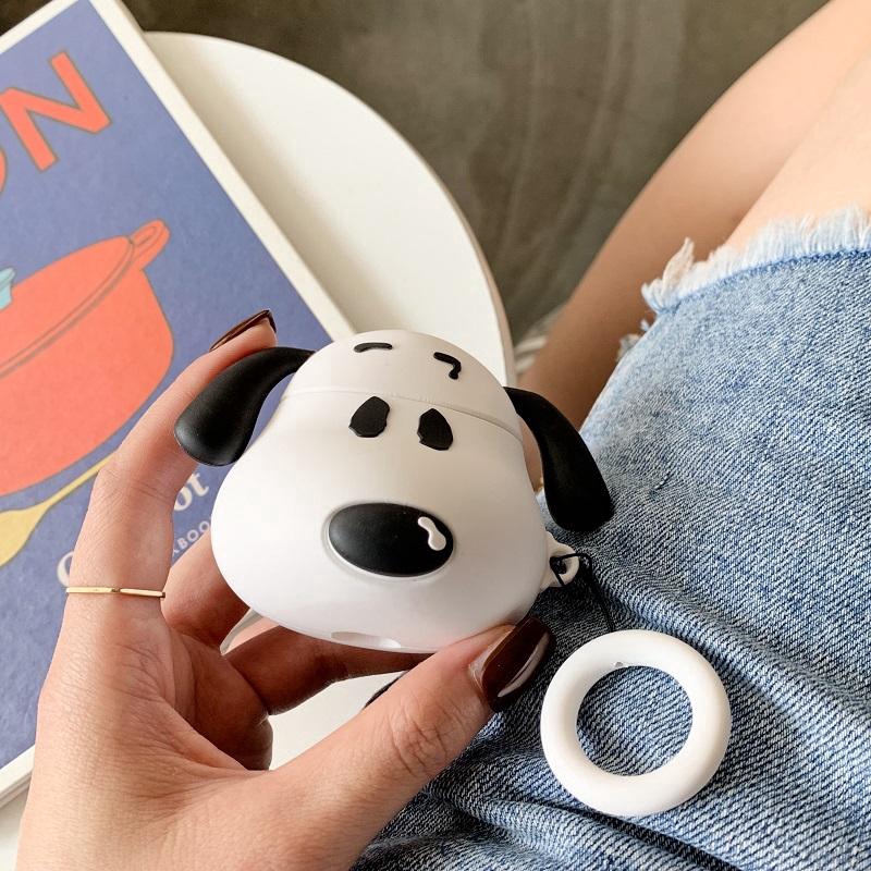 Casing Pelindung Bahan Silikon Desain Kartun Anjing Lucu Dengan