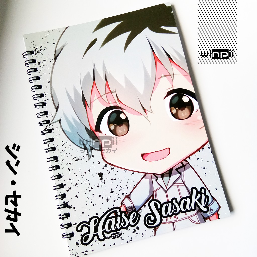 

Notebook / Buku Catatan Polos Sasaki Haise Anime Tokyo Ghoul