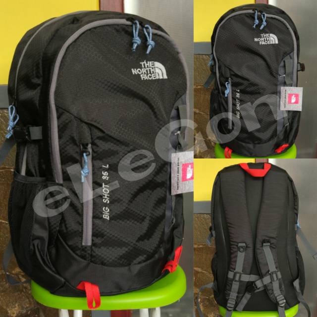 Bigshot Tas Daypack Backpack Ransel TNF Big Shot 35L Black Lokal