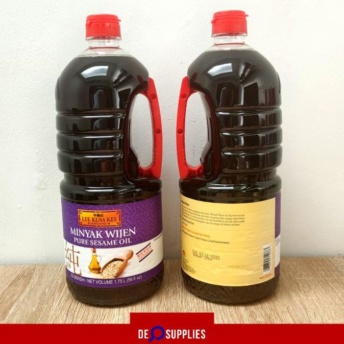 

Lee Kum Kee Minyak Wijen Pure Sesame oil 1750ml - LKK Murni 1.75L