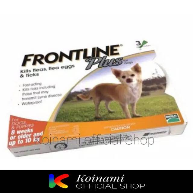 Frontline Plus Dog S 0,67 ml - Obat Kutu Anjing - Obat Kutu Anak Anjing - Frontline Puppy