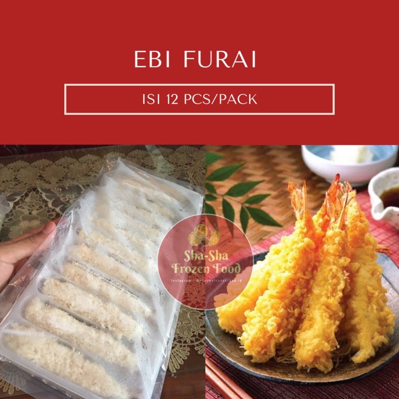 

Ebi Furai Frozen Beku Sha-Sha Isi 12pcs