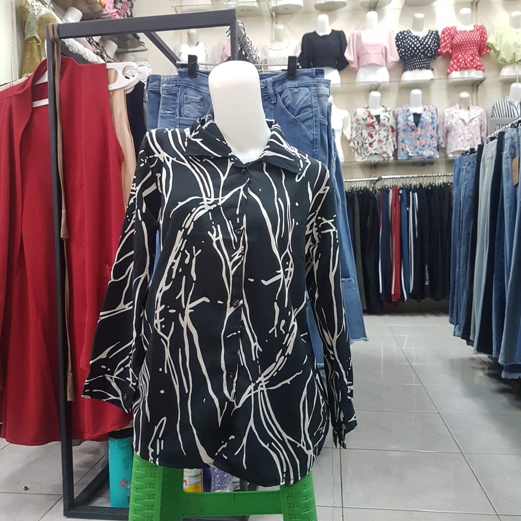 Hem monalisa lengan panjang wanita