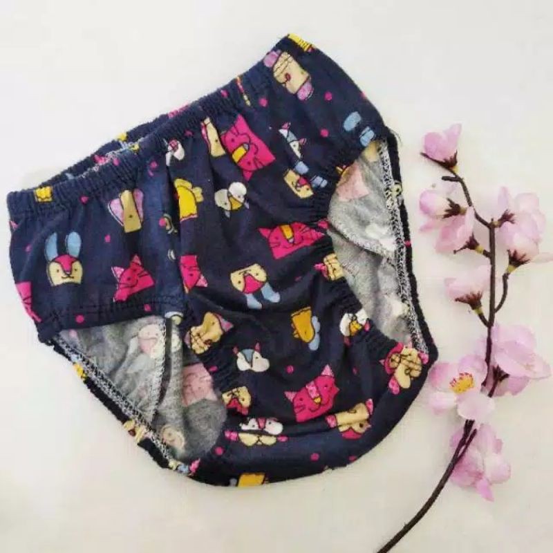 Celana Dalam Anak bayi balita motif L1bby V3lvet 3PCS celana dalam lucu bahan adem dan Tebal