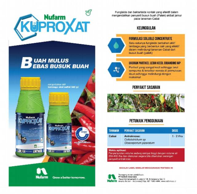 Fungisida Kuproxat 345 Sc 500 Ml