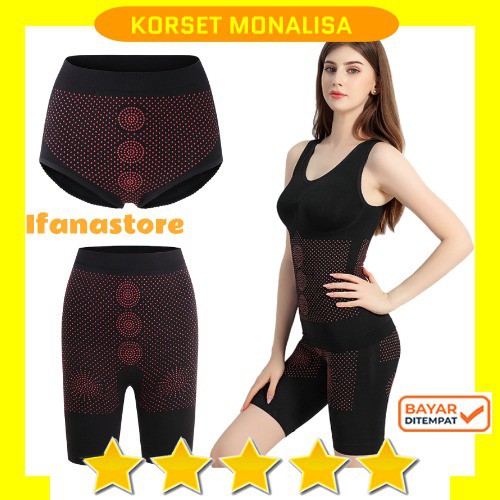 [IFANASTORE] Monalisa Slimming Suit / Monalisa Sliming Suit Korset / Baju Pelangsing Dengan Infra