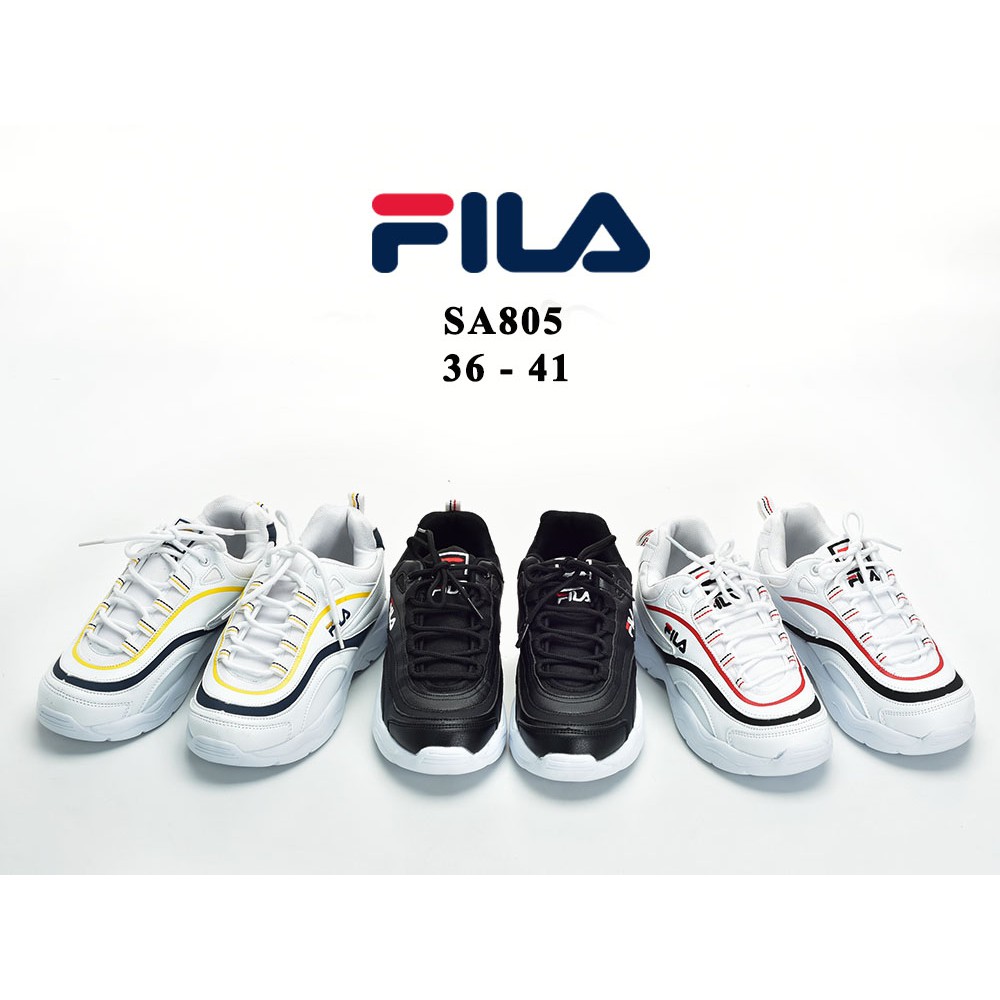 Sepatu Fila Sneakers Ray Heritage Leather Semi Premium SA805