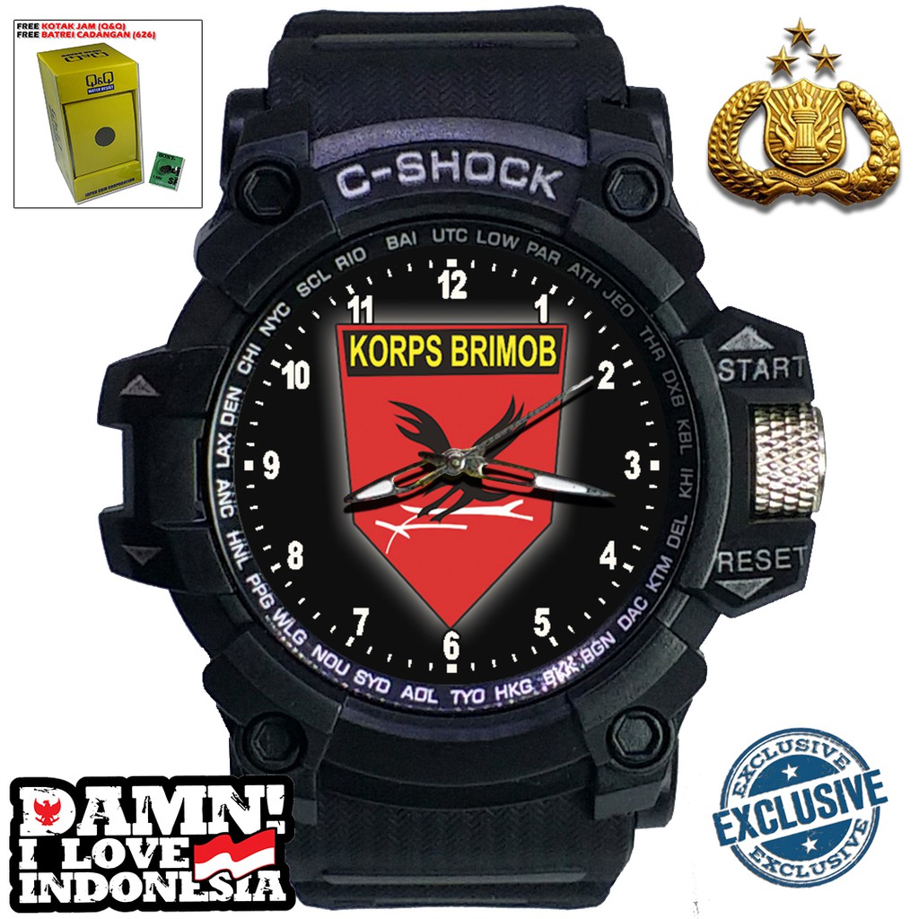 (EXCLUSIVE) JAM TANGAN KORPS BRIMOB 1