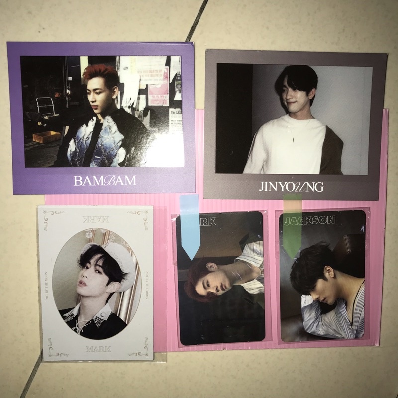Photocard GOT7 Jackson Mark Jinyoung