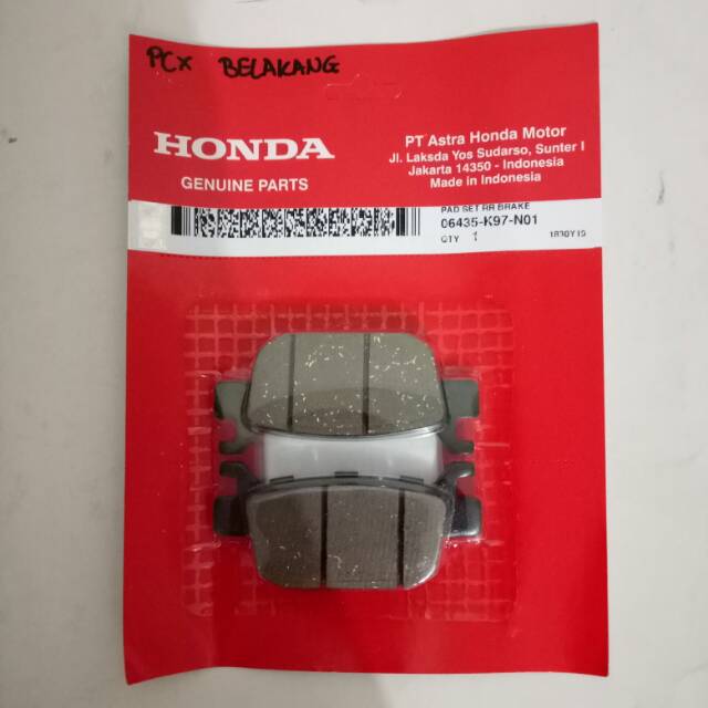 Kampas rem belakang pcx original honda