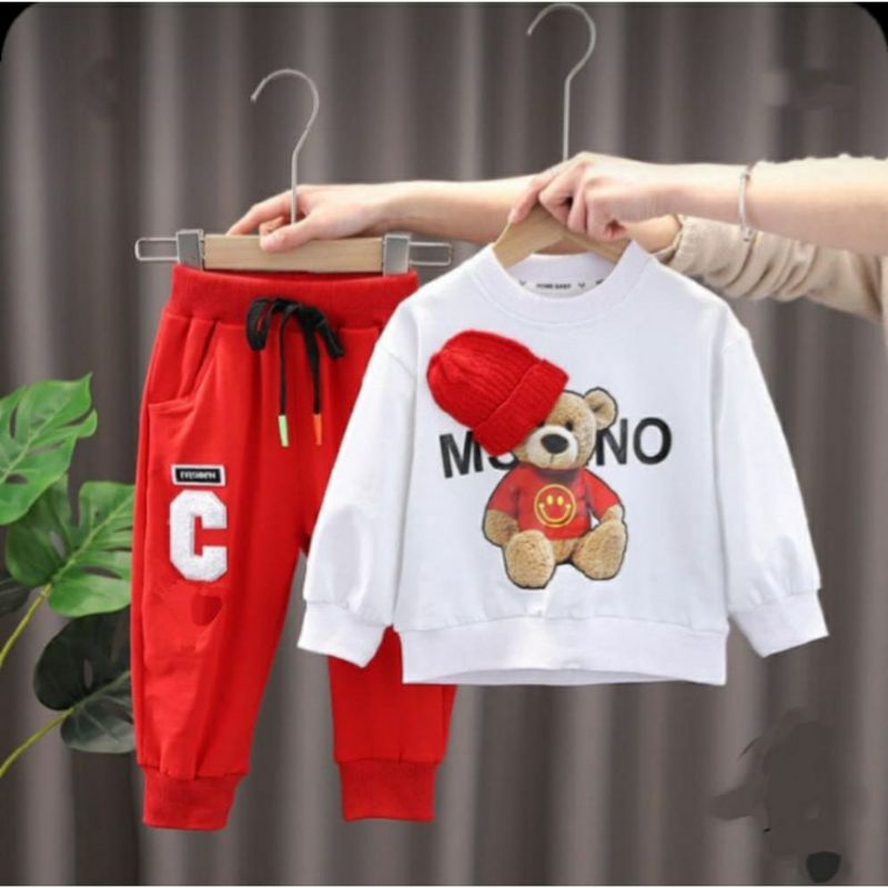 SETELAN ANAK BAJU ANAK SETELAN SWEATER ANAK 0-6 TAHUN