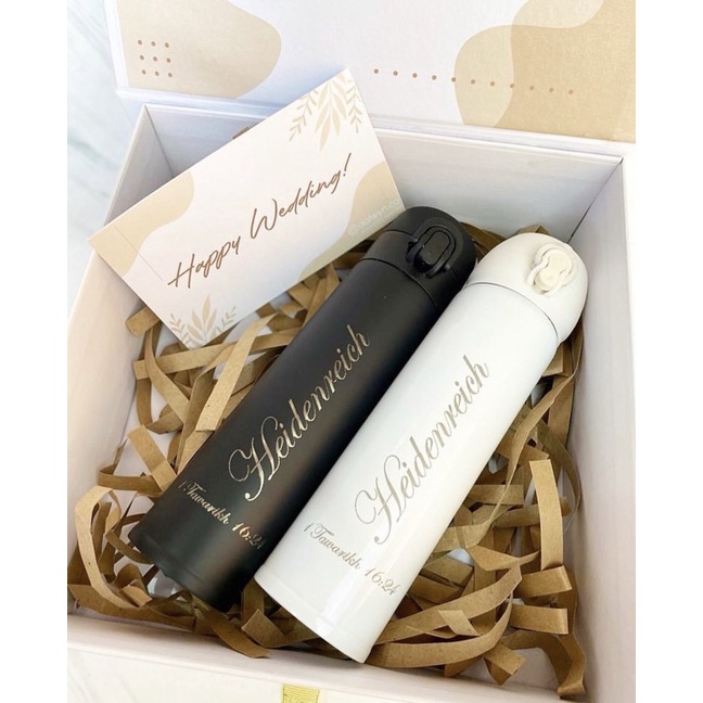 

Kado Gift box Hampers Nikahan Wedding Tumbler Stainless Couple