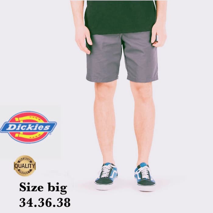 CELANA CHINO PENDEK BIG SIZE DICKIES ABU SIZE 28 - 38 CHINO SHORT CINO CINOS GREY