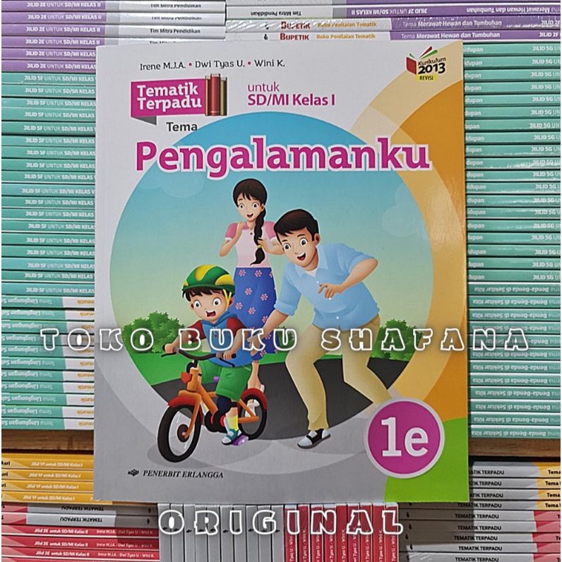 PAKET TEMATIK TERPADU 1E-1H KELAS 1 SD SEMESTER 2 ERLANGGA KURIKULUM 2013 REVISI