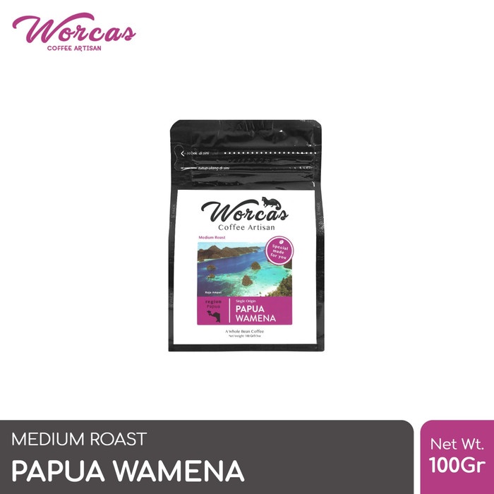 

ge01fgf Kopi Arabica Papua Wamena 100 Gram Medium Roast (Biji/Bubuk) - Kopi Biji Ds20X11