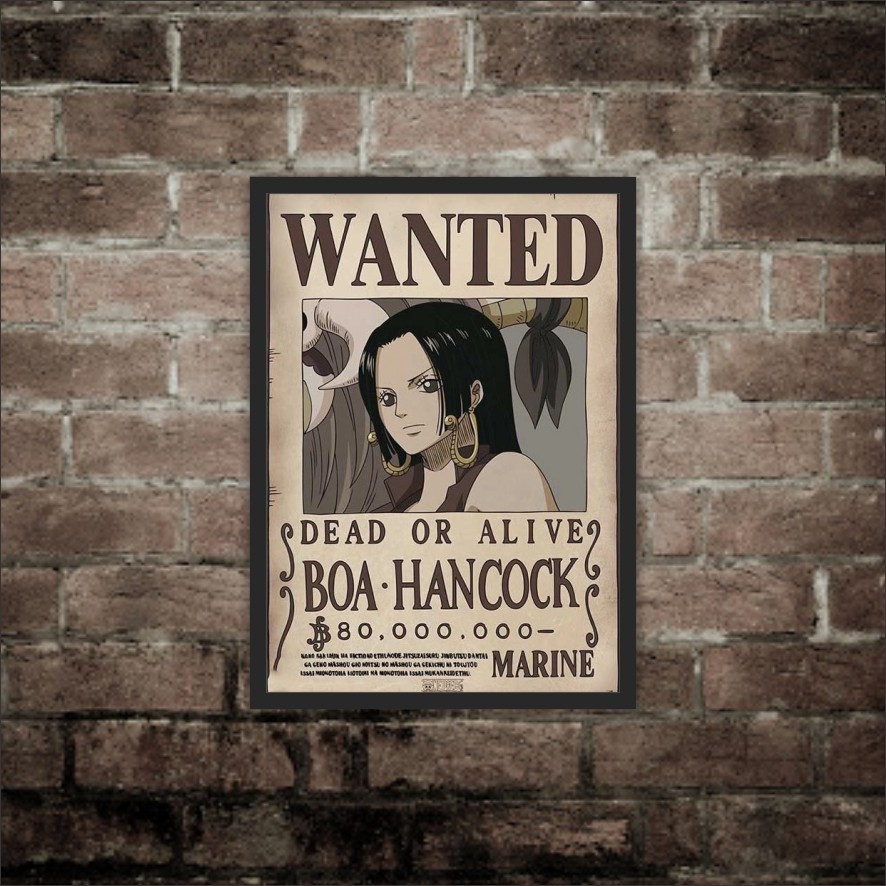 Poster Anime one piece wanted Hiasan Dinding Kamar wall decor-13