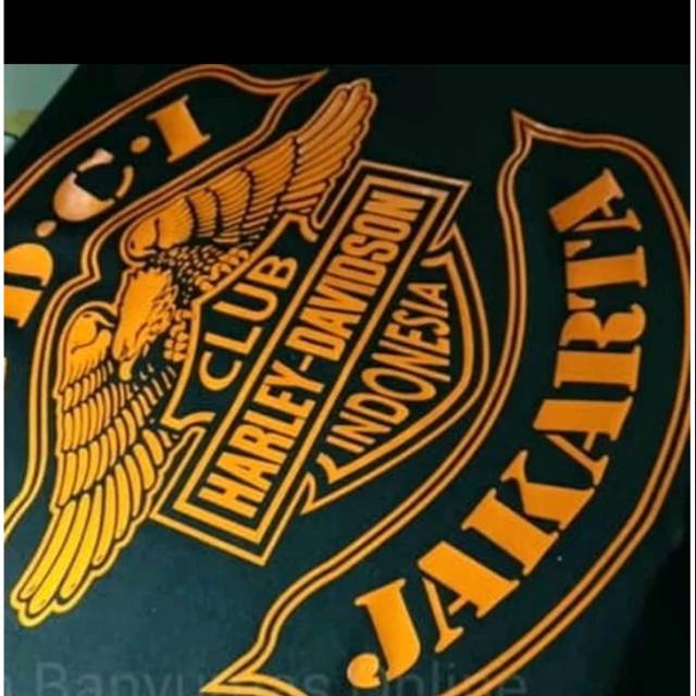 Baju Kaos T-shirt Murah Harley Davidson Club Indonesia Jakarta