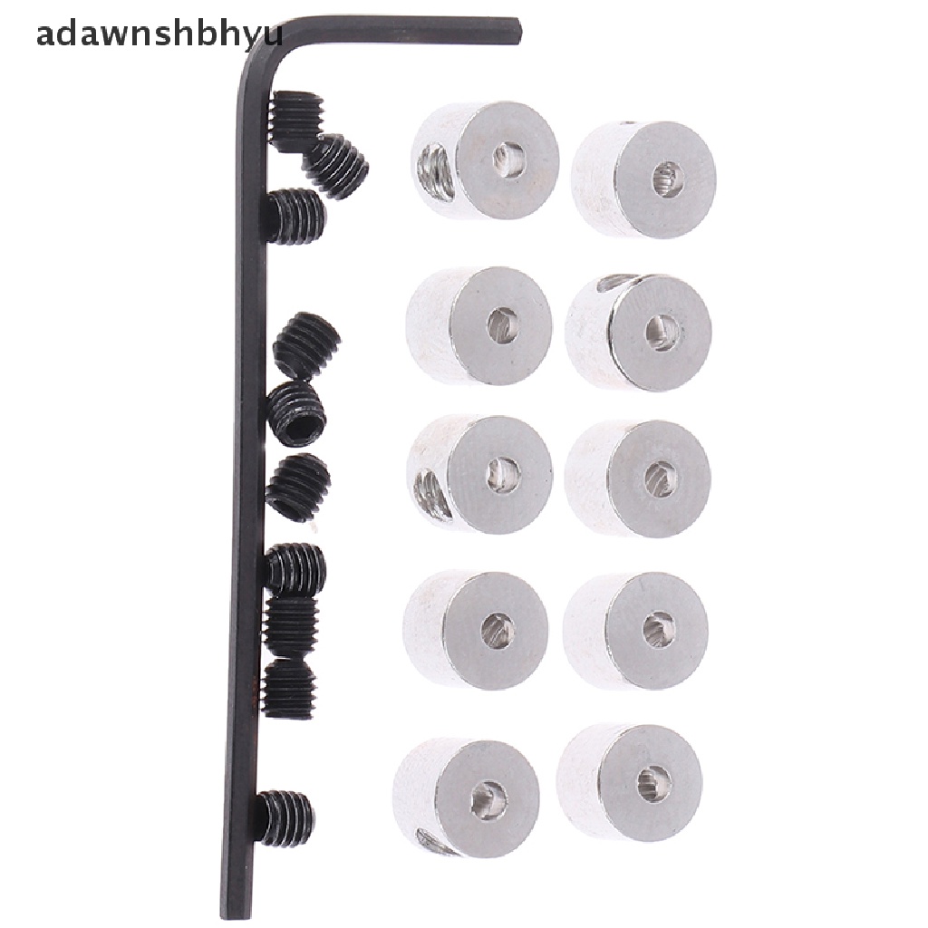 Adawnshbhyu 10pcs Panjang 7mm Kuningan Pin keepers Locking Pin Backs Savers holder Allen Wrench