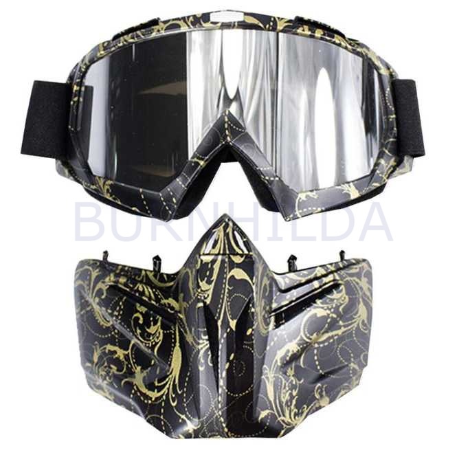 Kacamata Goggles Mask Motor Retro Anti Glare Windproof mobil motor burnhilda