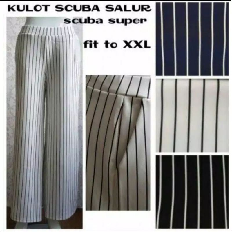 CELANA KULOT SCUBA SALUR/CELANA KULOT TERBARU