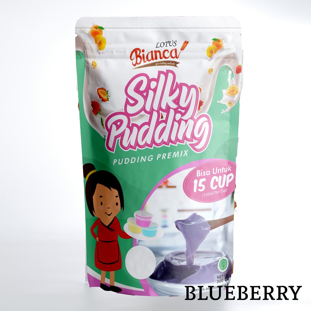 Bianca Lotus Blueberry Silky Pudding Premix