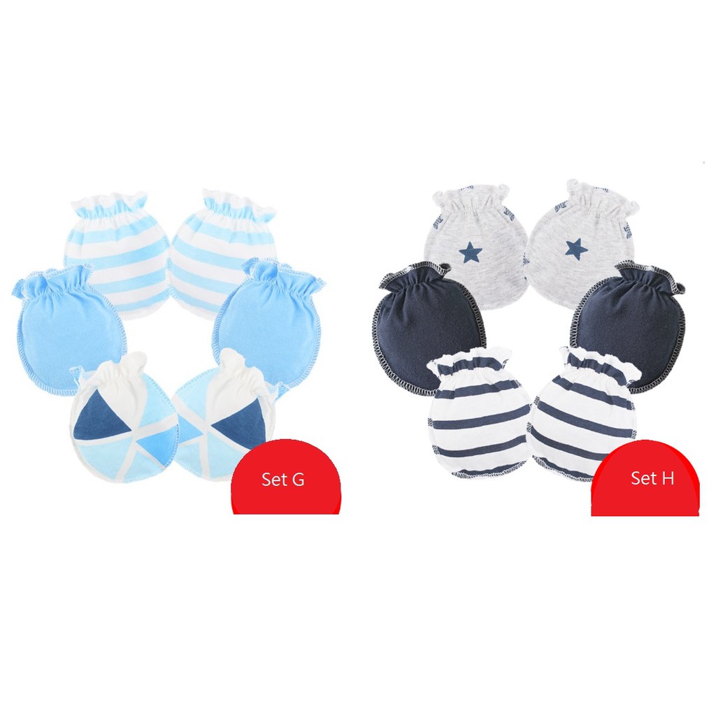 ( 1 set 3 pasang) Satu set sarung tangan bayi  import baby mitten