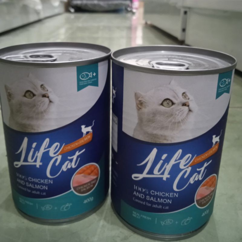 life cat kaleng all varian 400gr , 1dus isi 24kaleng khusus gojek