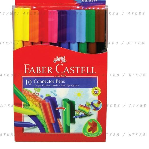 

✿ Spidol Warna Faber-Castell Connector Pens 10 Colours ♨