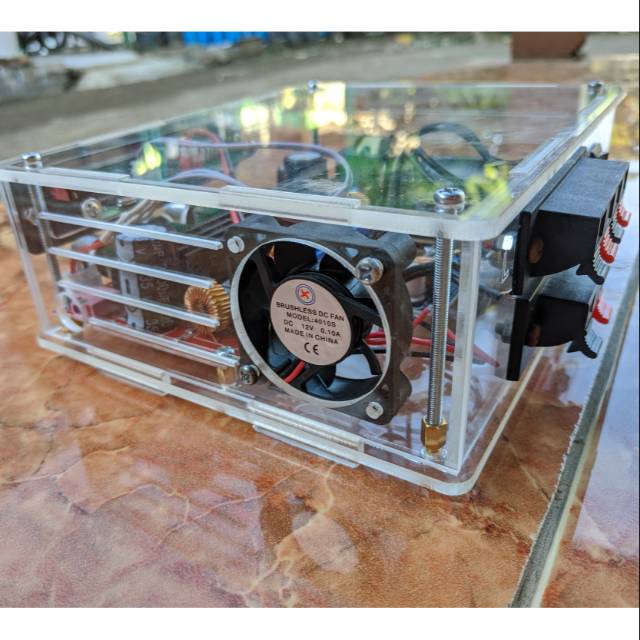 KIT Amplifier Class D TPA3116D2 + Box Acrylic