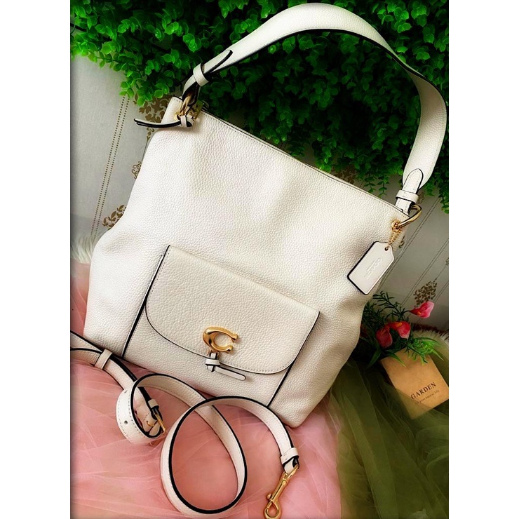 Tas Coach 1321 Remi Hobo Chalk New Original