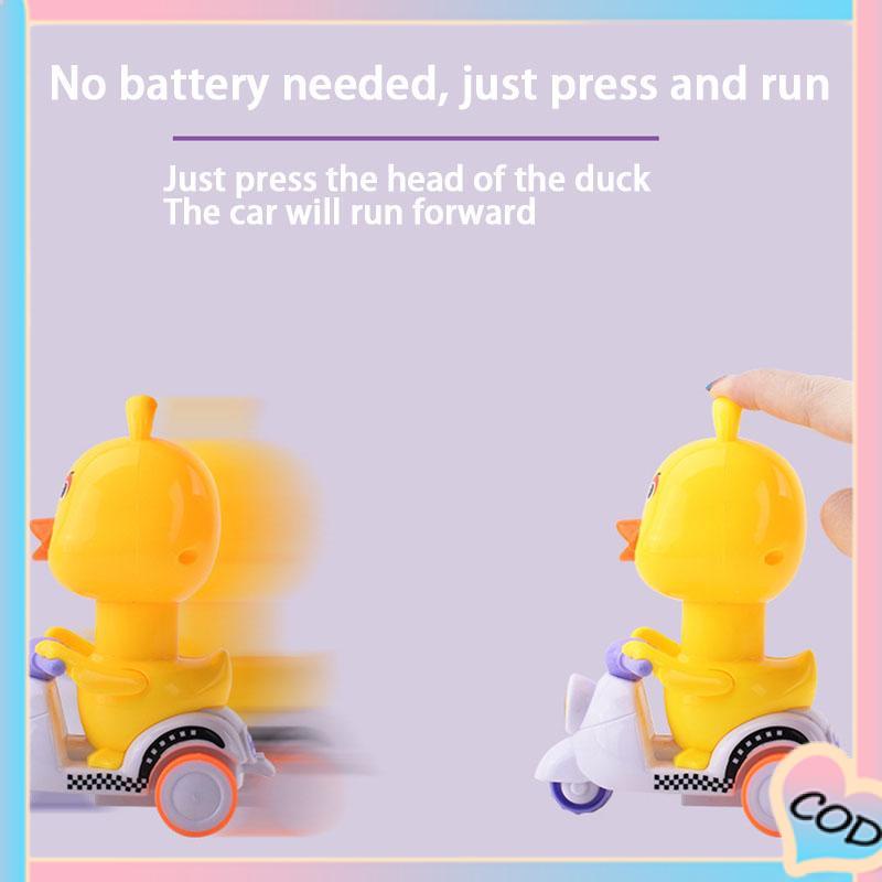 COD❤️ Baby toy pressing little yellow duck-A.one