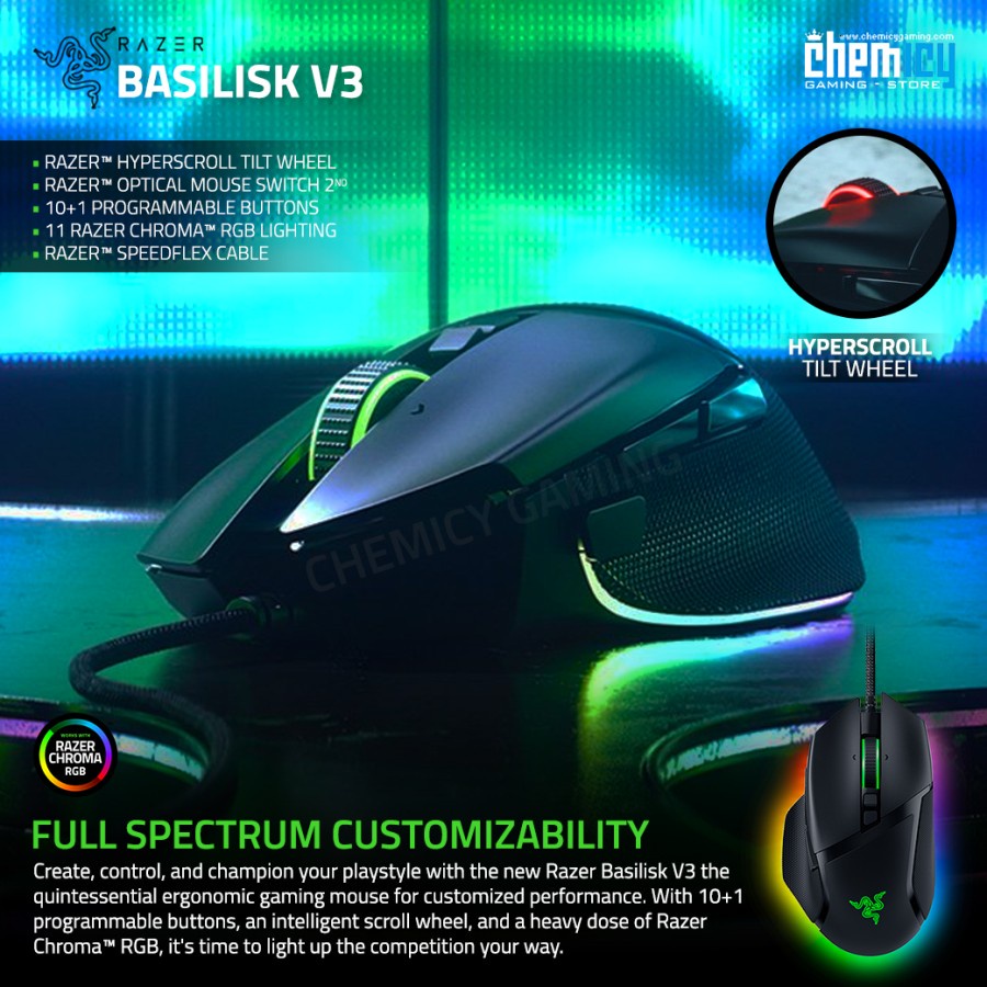 Razer Basilisk V3 RGB Gaming Mouse