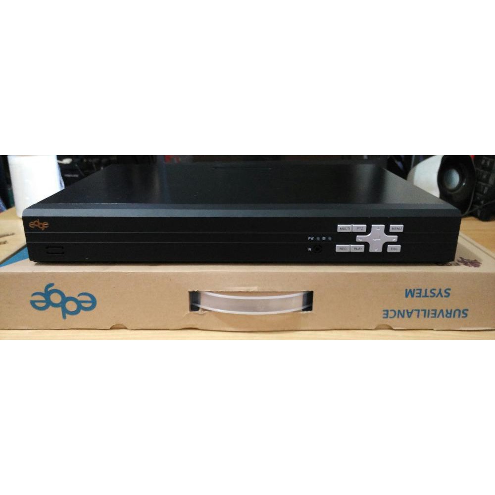 DVR EDGE CCTV EGP2116 16 CHANNEL 5 in 1 ANALOG AHD HDTVI HDCVI IP CAM 2MP 1080P