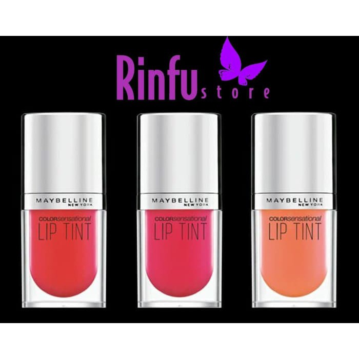 Maybelline Glossy Lipstik  Maybeline color sensational Lip Tint