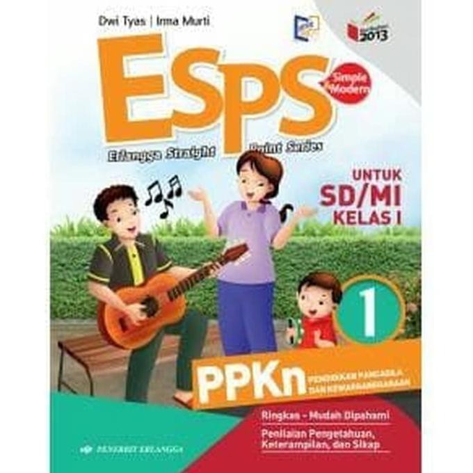 Buku Sekolah - Best Seller Esps Ppkn 1 Untuk Sd/Mi Kelas I ( K13N ) Erlangga