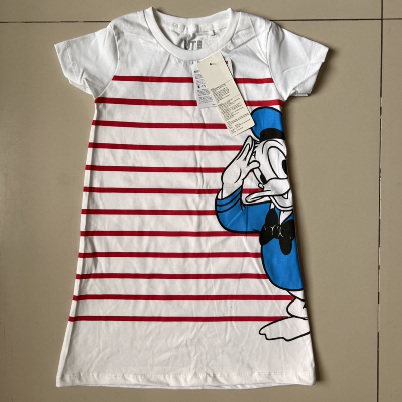 Dress Santai Anak Perempuan Disney Uniqlo Donald