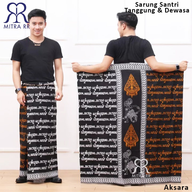 Sarung Santri / Sarung Wayang Sarung Batik Pria Wanita Katun Goyor Uk Tanggung dan Dewasa/ Sarung Anak Laki laki 12 tahun- Dewasa