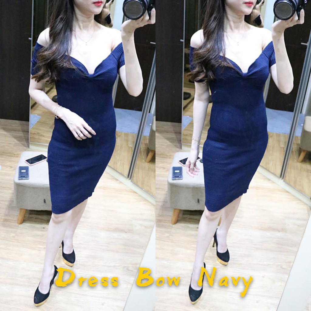 Dress Bow Rajut TA9